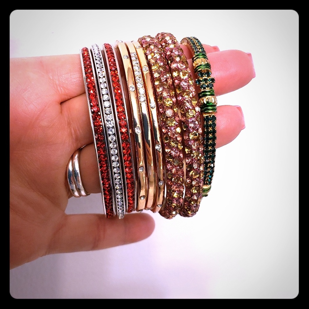 Nine bangles